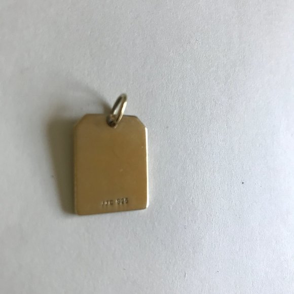 Jet Set Candy CDG (France) Luggage Tag Gold Vermeil Charm - Picture 4 of 6